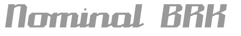 Nominal