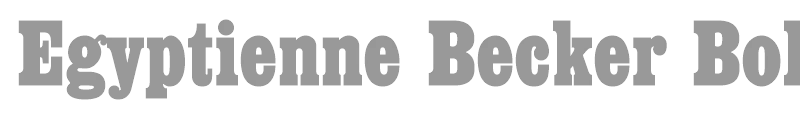 Egyptienne Becker Bold Cond