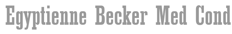 Egyptienne Becker Med Cond