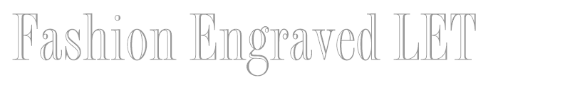 Fashion Engraved LET