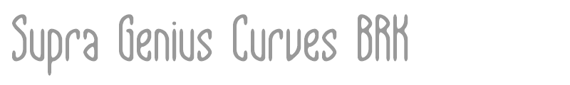 Supra Genius Curves