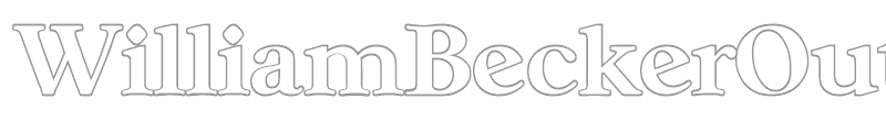 WilliamBeckerOutline