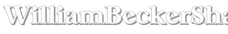 WilliamBeckerShadow-ExBold