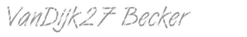 VanDijk27 Becker