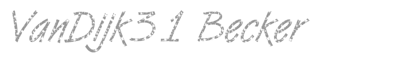 VanDijk31 Becker