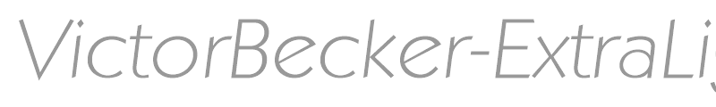 VictorBecker-ExtraLight