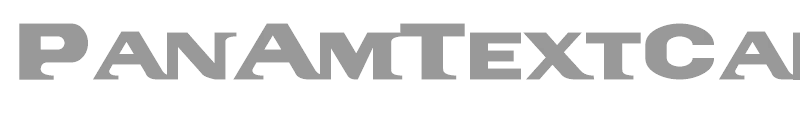 Pan Am Text
