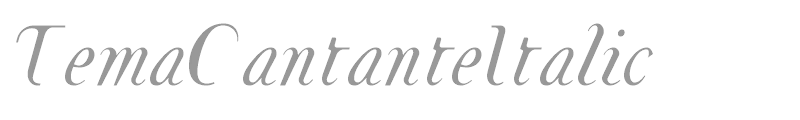 TemaCantanteItalic
