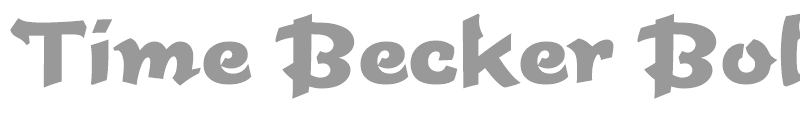 Time Becker Bold