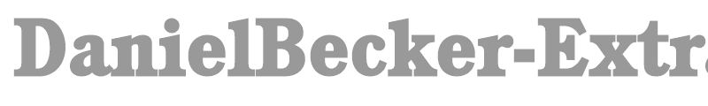 DanielBecker-ExtraBold