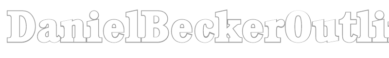 DanielBeckerOutline-ExtraBold