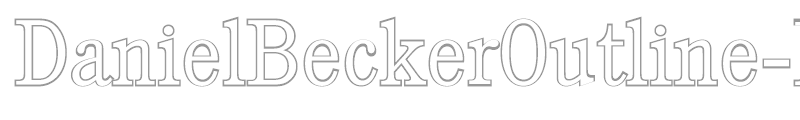 DanielBeckerOutline-ExtraLight