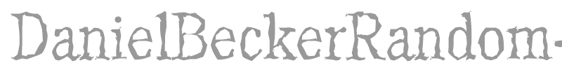 DanielBeckerRandom-Xlight