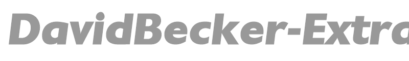 DavidBecker-ExtraBold