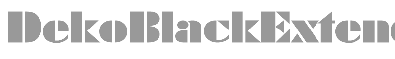 DekoBlackExtended-Serial