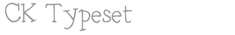 CK Typeset