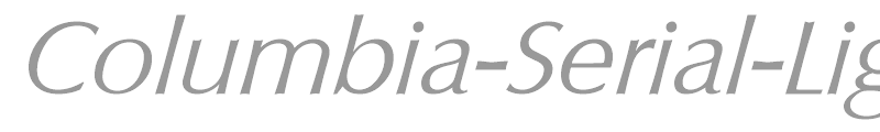 Columbia-Serial-Light