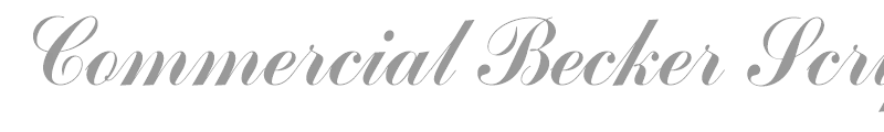 Commercial Becker Script D