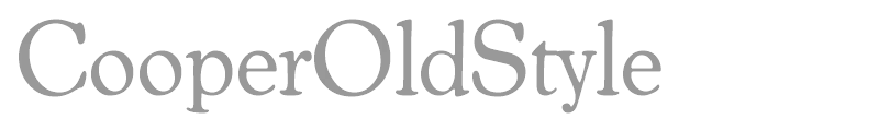 CooperOldStyle