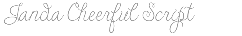 Janda Cheerful Script