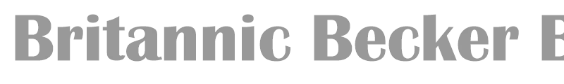 Britannic Becker Bold