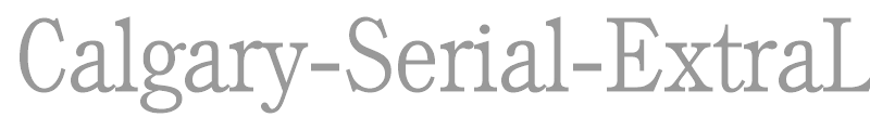Calgary-Serial-ExtraBold