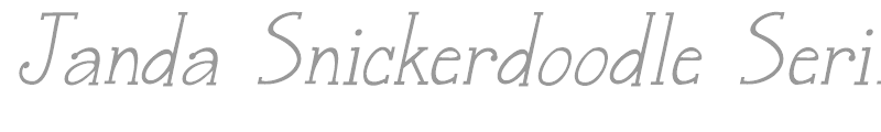 Janda Snickerdoodle Serif