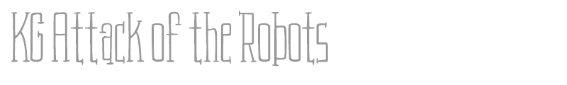 KG Attack Of The Robots