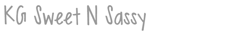 KG Sweet N Sassy
