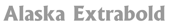 Alaska Extrabold