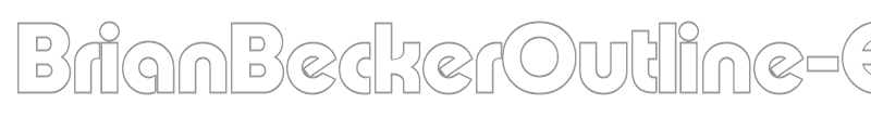 BrianBeckerOutline-ExtraBold