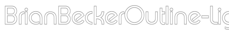 BrianBeckerOutline-Light