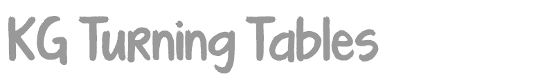 KG Turning Tables