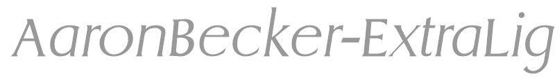 AaronBecker-ExtraLight