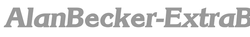 AlanBecker-ExtraBold