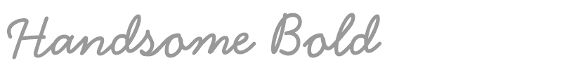 Handsome Bold