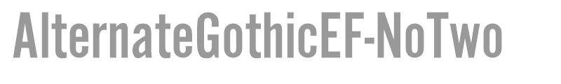 AlternateGothicEF-NoTwo