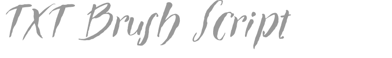 TXT Brush Script