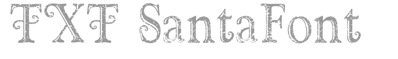 TXT SantaFont