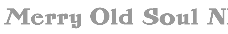 Merry Old Soul NF
