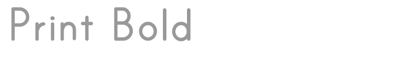 Print Bold