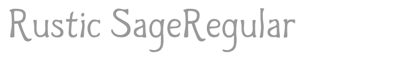 Rustic SageRegular