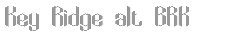 Key Ridge alt BRK