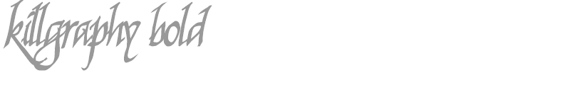 Killgraphy Bold