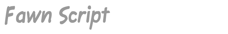 Fawn Script