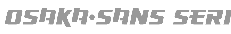 Osaka Sans Serif