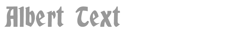 Albert Text
