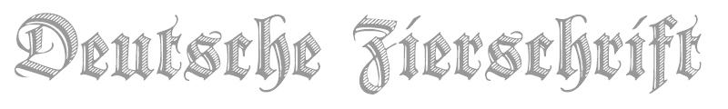 Deutsche Zierschrift