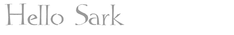 Hello Sark