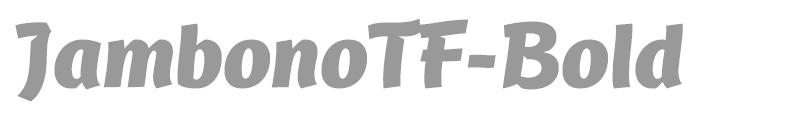 JambonoTF-Bold